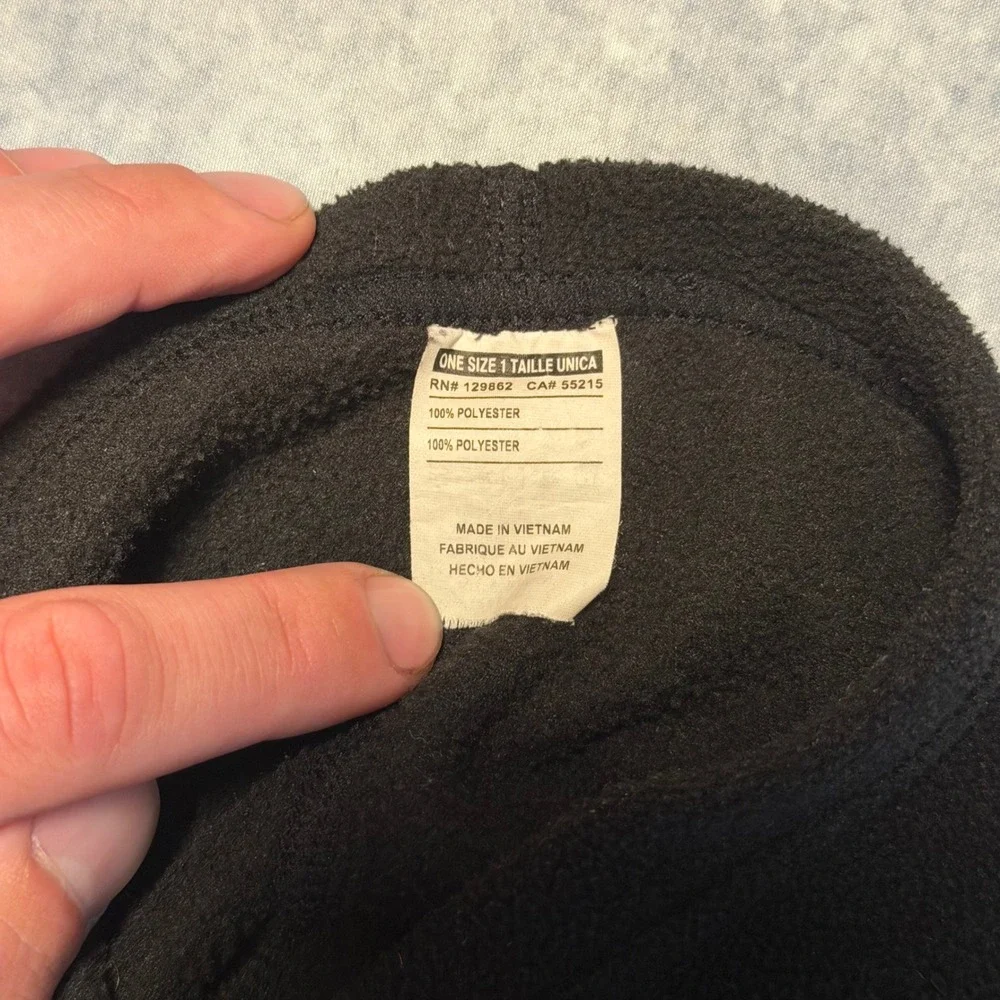 Nike Mens Fleece Neck Warmer Gaiter Black White Swoosh One Size